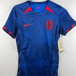 $95 Womens S  Nike USWNT USA Soccer Jersey Blue 2023 DR4000-406 New